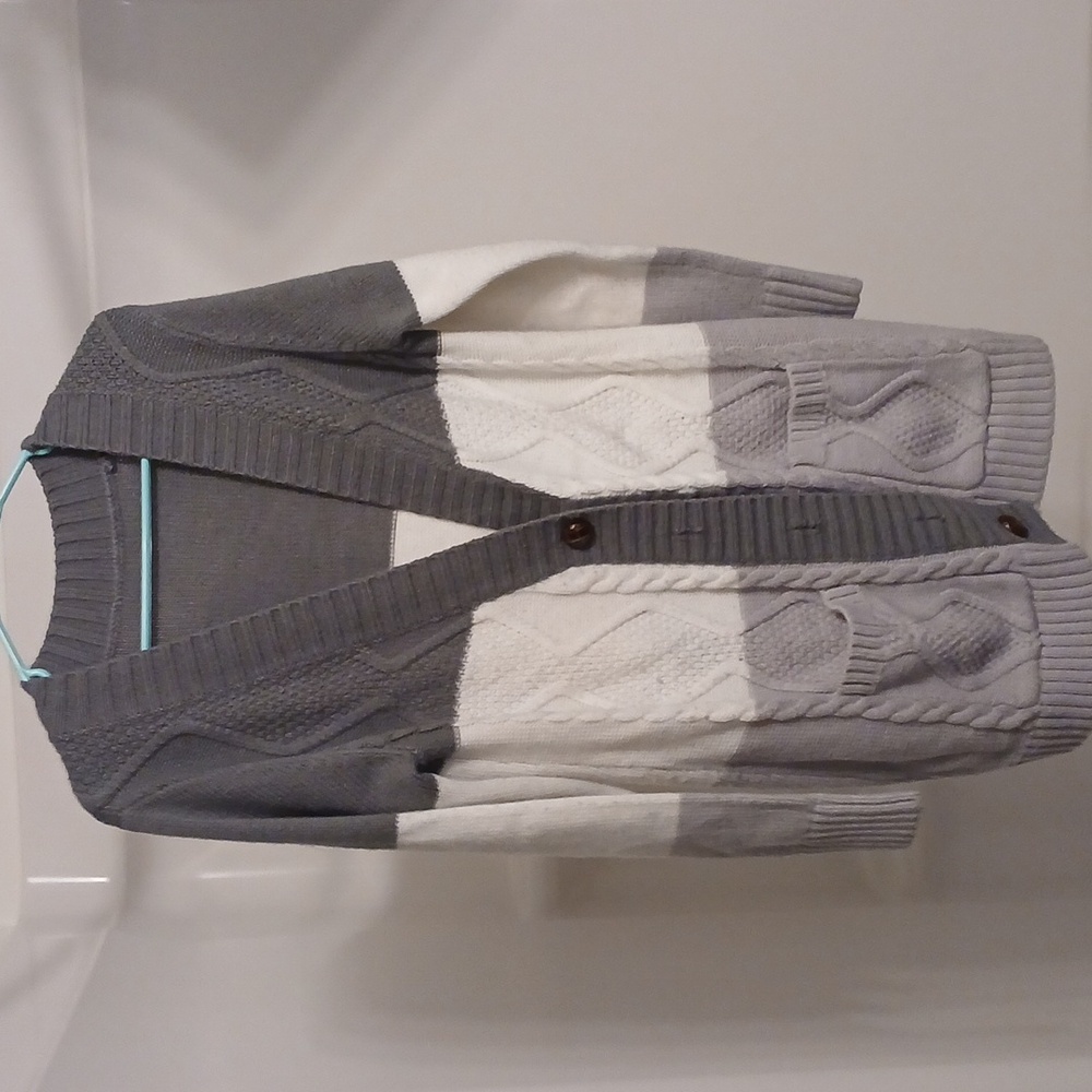 Faux Knit Cardigan